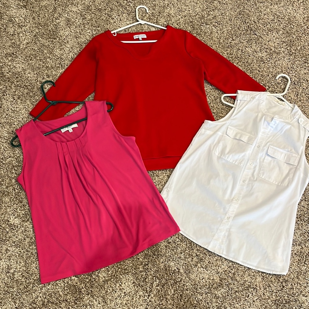 Womens lot of size large tops